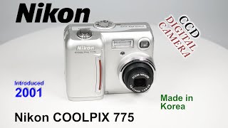 2001 Nikon COOLPIX 775  CCD Digital Camera [upl. by Marie]