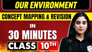 OUR ENVIRONMENT in 30 Minutes  Science Chapter 13  Class 10th CBSE Board [upl. by Annaeel]