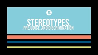 The Big Three Stereotypes Prejudice and Discrimination [upl. by Assetniuq186]