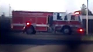 Spokane Fire Department Engine 18 Responding [upl. by Nyret]