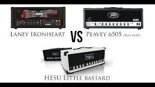 Laney Ironheart vs Peavey 6505 vs HESU Little Bastard  Metal Comparison [upl. by Heid255]