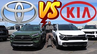 2024 Toyota RAV4 TRD vs 2024 Kia Sportage XPRO Can Kia Best Toyota [upl. by Michele]