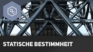 Statische Bestimmtheit  Fachwerke und statisches Gleichgewicht 6 [upl. by Ettesel]