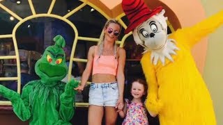 Meeting The Grinch Dr Seuss Universal Studios Orlando Florida [upl. by Mogerly437]