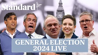 UK General Election 2024 live vote tracker watch latest results as Labour predicted landslide [upl. by Tatum]