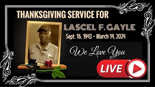 FUNERAL SERVICE FOR  LASCEL FERDINAND GAYLE John [upl. by Zat]