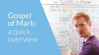 Gospel of Mark a Quick Overview  Whiteboard Bible Study [upl. by Bidle]