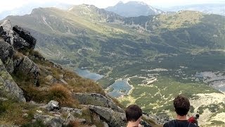 KOŚCIELEC  Czarny szlak na szczyt bardzo trudny i niebezpieczny 18082012 Tatry [upl. by Charley]