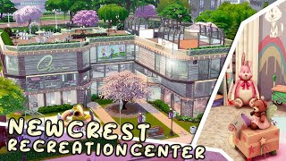 This Recreation Center in Newcrest Has Everything You Need 🌼  The Sims 4 Build Tour [upl. by Animrac]