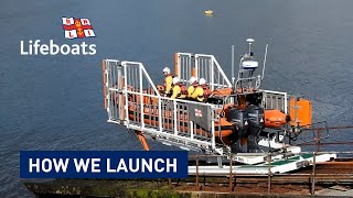 RNLI Lifeboats How We Launch [upl. by Adlai]