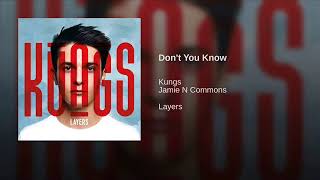 Kungs feat Jamie N Commons  Dont You Know 2016 [upl. by Kleinstein907]