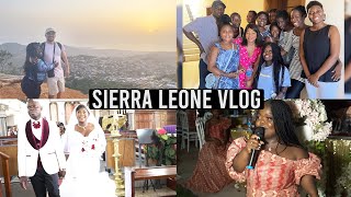 SIERRA LEONE VLOG PART 2  SISTERS WEDDING  CHIMPANZEE SANCTUARY [upl. by Odnanreh181]