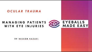 Ocular trauma [upl. by Nitza797]