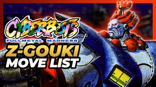 ZGOUKI  ZERO GOUKI MOVE LIST  Cyberbots Fullmetal Madness [upl. by Hamlin]