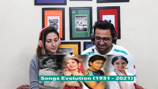 Pak Reacts to Evolution Of Hindi Film Songs1931  2021  Most Popular Song Each Year  MUZIX [upl. by Nala986]