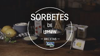 Sorbete de limón  Recetas Kaiku Km0 [upl. by Lieno]