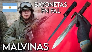 BAYONETAS ARGENTINAS GUERRA MALVINAS  FN FAL [upl. by Jacquie505]