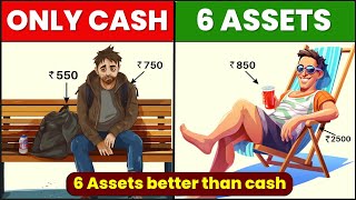 quotMoney in bank will not make you richquot 6 Assets better than cash Robert Kiyosaki  Rich Dad Poor Dad [upl. by Nwahser]