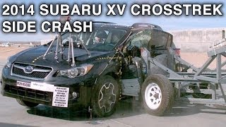 2014 Subaru XV Crosstrek  Side Crash Test  CrashNet1 [upl. by Leirum647]