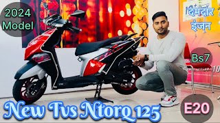 New Tvs Ntorq 125 Race Edition 2024 Model price Mileage Features All Details Review [upl. by Anitsirhc54]