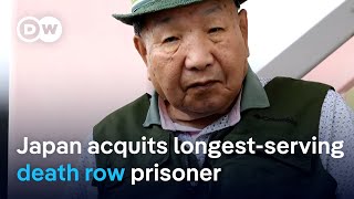 Japanese court has acquitted worlds longest serving death row convict  DW News [upl. by Avin]