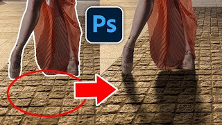 How to Make most REALISTIC SHADOWS in Photoshop 3 simple steps [upl. by Aylmer]