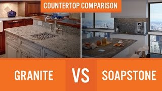 Granite vs Soapstone  Countertop Comparison [upl. by Waters435]