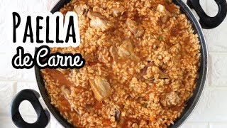 PAELLA DE CARNE  Recetas Fáciles y Rápidas [upl. by Minette]