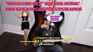 TONE Up Your Game with These SQUIER SONIC STRATOCASTER ELECTRIC GUITAR UPGRADES [upl. by Mcnally]