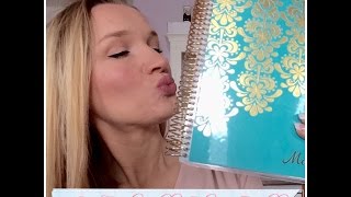 Erin Condren Life Planner Review Update 032015 in Deutsch  mein Lifeplanner [upl. by Oirrad878]