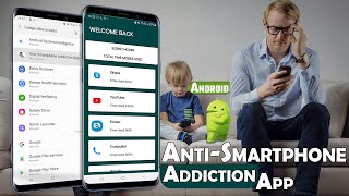 Making of Anti Smartphone Addiction App using Android Studio  Android App Ideas [upl. by Samohtnhoj]