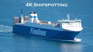 Finnsun arrives at Travemünde  4K Shipspotting April 2022 [upl. by Eldred]