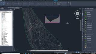 Embankment Dam Design using Civil 3D Video 4 [upl. by Arjun834]