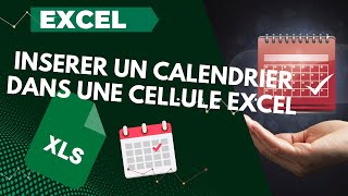 Insertion DUn Calendrier Dans Un Classeur Excel Date Picker 🏪 [upl. by Ofori]