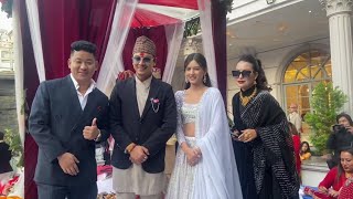 Paul Shah sister married video Paul Shah and Malika mahat [upl. by Bertine]