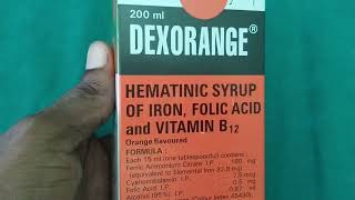 Dexorange Syrup Syrup Dexorange Side Effects amp Benefits [upl. by Lombardi]