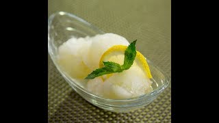 Homemade Lemon Sorbet [upl. by Hallock]