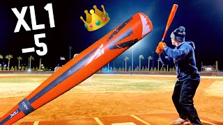 Hitting with the Orange 2015 Easton XL1 5 USSSA Baseball Bat our farthest home run ever [upl. by Annaik]