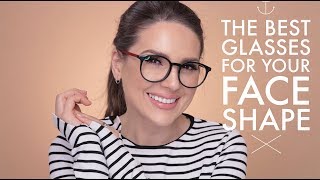 HOW TO CHOOSE THE BEST GLASSES FOR YOUR FACE SHAPE  ALI ANDREEA [upl. by Eidua501]