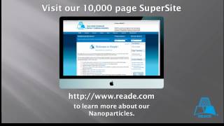 Nanoparticles  Nanomaterials  Nanoparticle dispersions  Metal nanoparticles from READE [upl. by Dnalrah]