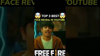 TOP 3 BEST FACE REVEAL IN FREEFIRE 🤯😱🥵⚡PARA SAMSUNG A5 A6 A7J2J5 J7S9 S8 A10A20A50A70 [upl. by Rednave]