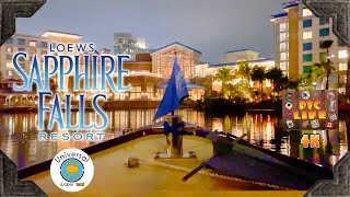 CityWalk Water Taxi Ride to Sapphire Falls Resort  Universal Orlando  4K [upl. by Ori707]