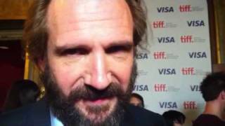 Ralph Fiennes on Coriolanus and cracking a joke about his beard [upl. by Woody]