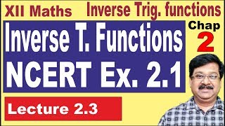 Inverse Trigonometric Functions exercise 21  NCERT Ex 21  CBSE Class 12 Maths  23 [upl. by Ted]