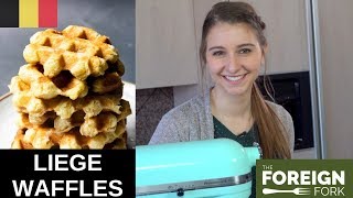 How to Make the Most Delicious Liege Waffles from Belgium [upl. by Melinda604]