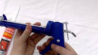 Caulking Gun  How to move plunger back [upl. by Omrellug]