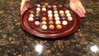 Iowa Solitaire Solution 36 Marbles [upl. by Demahum205]