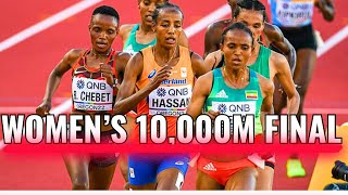 EPIC Women’s 10000 Meters Final  Sifan Hassan Vs Gudaf Tsegay Vs Beatrice Chebet  Paris Olympic [upl. by Noroj600]