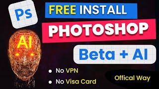 How to Download Photoshop Beta Try Generative AI for Free [upl. by Carvey]