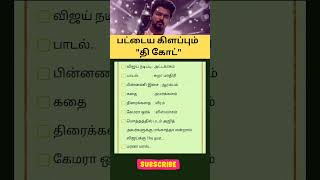 பட்டைய கிளப்பும் தி கோட் திரைப்படம் thegoat vijay moviereview [upl. by Livingstone]